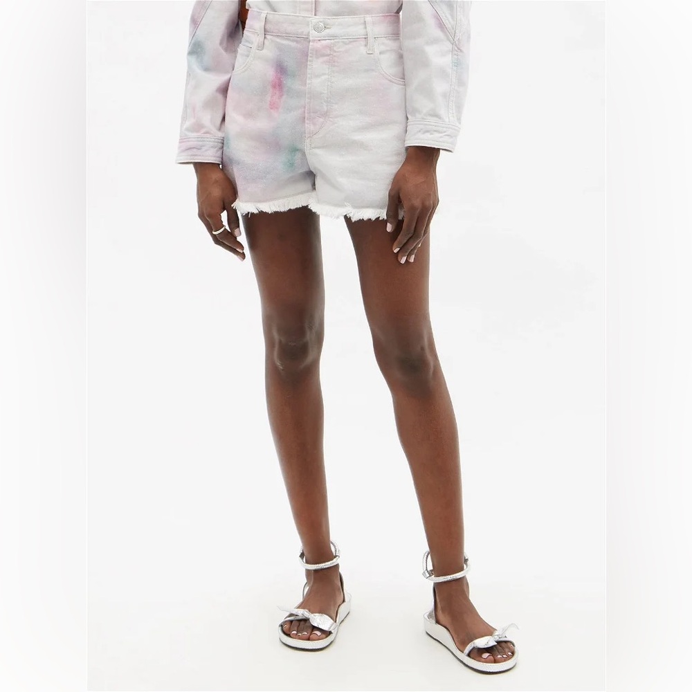 NWT ISABEL MARANT ETOILE Lesiabb Denim Shorts Size US 4/FR 36